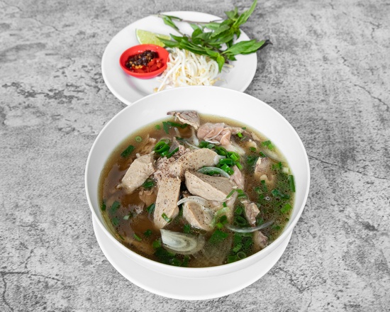 Steaming bowl of Pho